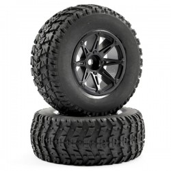 Fastrax 1:10 SC Wave Mounted 8-Spoke Wheels (12Mm)